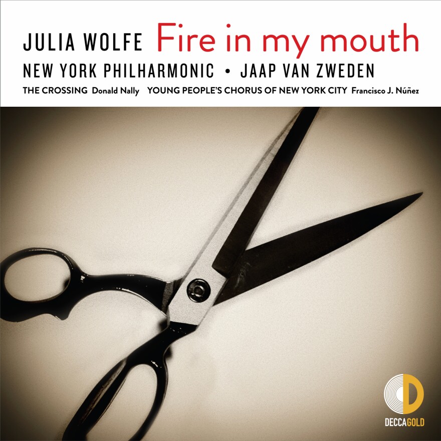 Julia Wolfe's latest look at American labor is titled <em>Fire in My Mouth</em>.