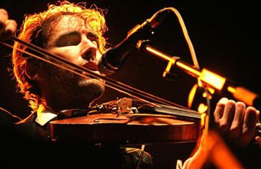 Muscian performing