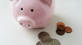 A photo of a piggy bank.