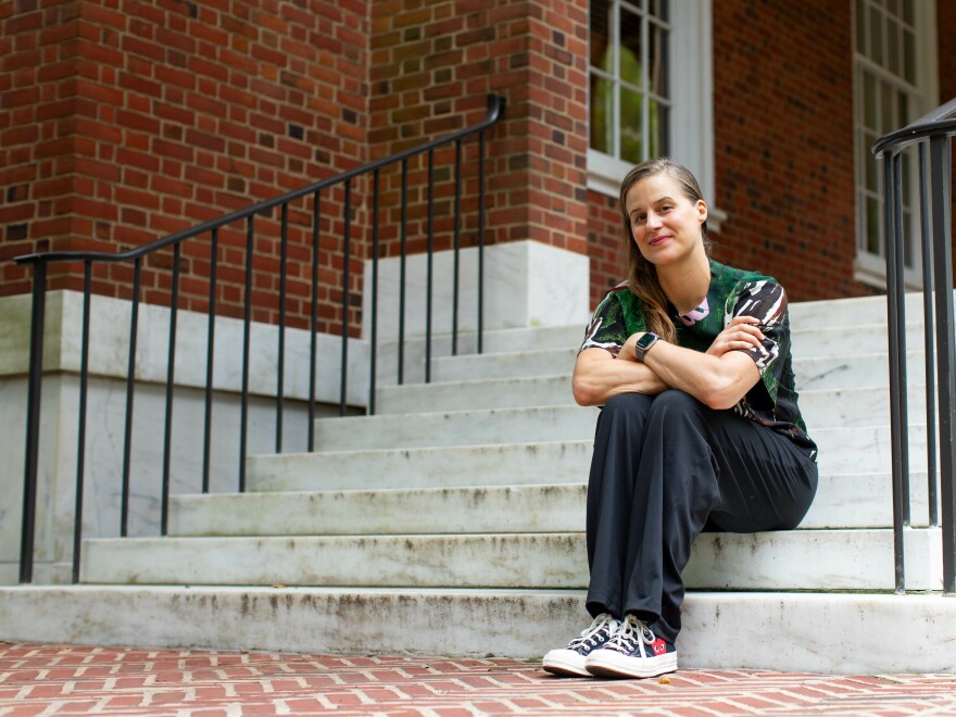 Groff recently visited the library at Johns Hopkins University in Baltimore.