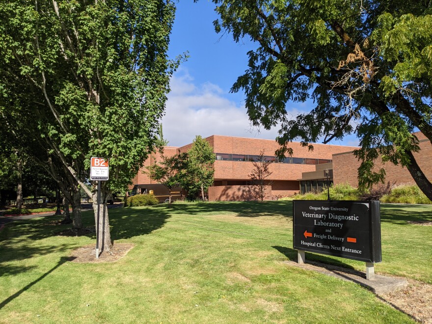 The Oregon Veterinary Diagnostic Laboratory is housed in Magruder Hall on the Oregon State University campus in Corvallis, Oregon.