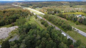The area around Route 380 in Clifton and Covington townships where developers plan to build a large-scale data center campus.