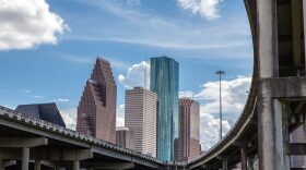 The Houston skyline.