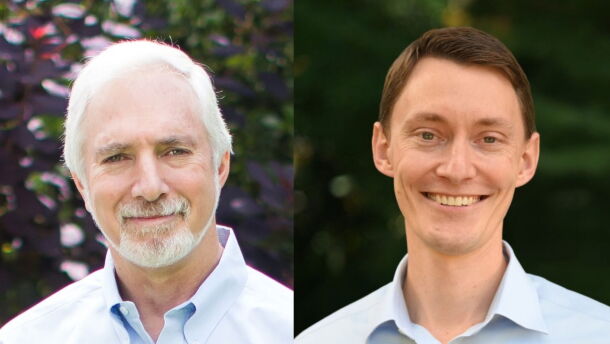 Separate pictures of two men.