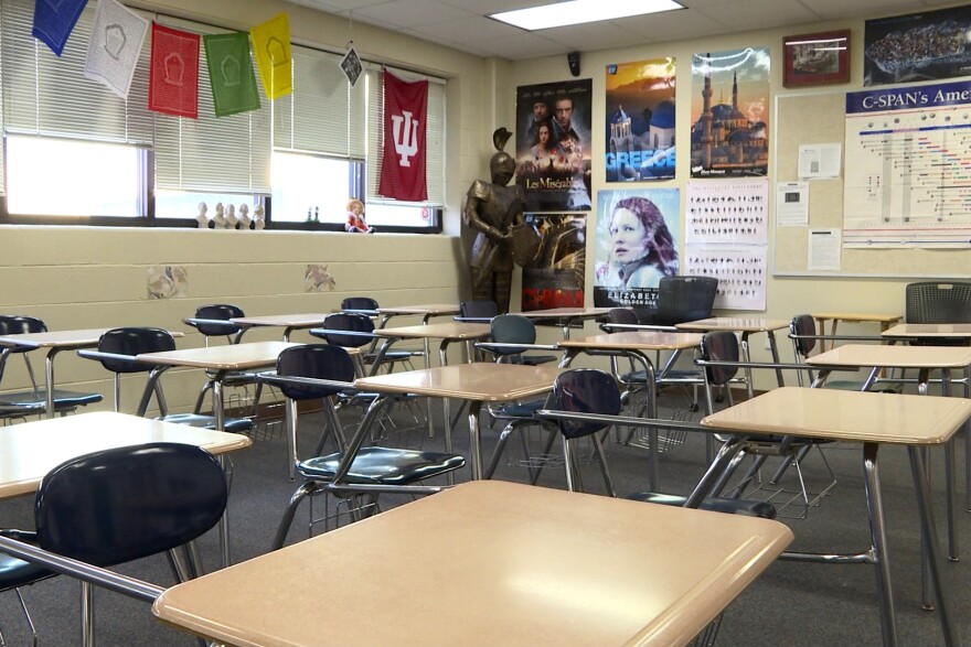 Classroom in a school