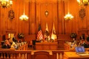 The Board of Supervisors during Tuesday's meeting