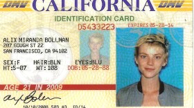 File photo of Real Id card