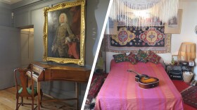 A look inside George Frideric Handel flat at 25 Brook Street (left), and Jimi Hendrix's at 23 Brook Street (right)
