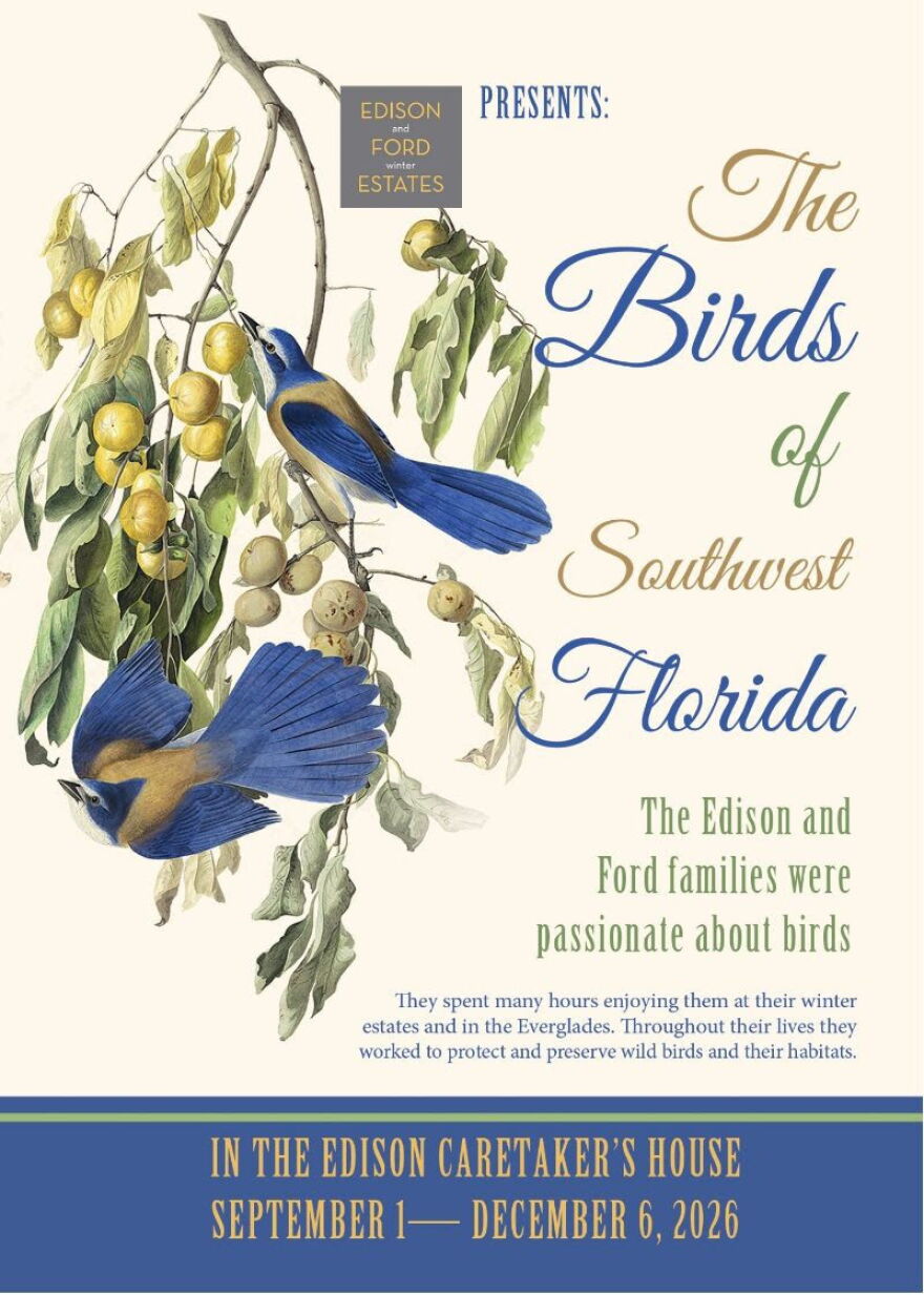 Edison Ford Poster for 'Birds of Southwest Florida' exhibition