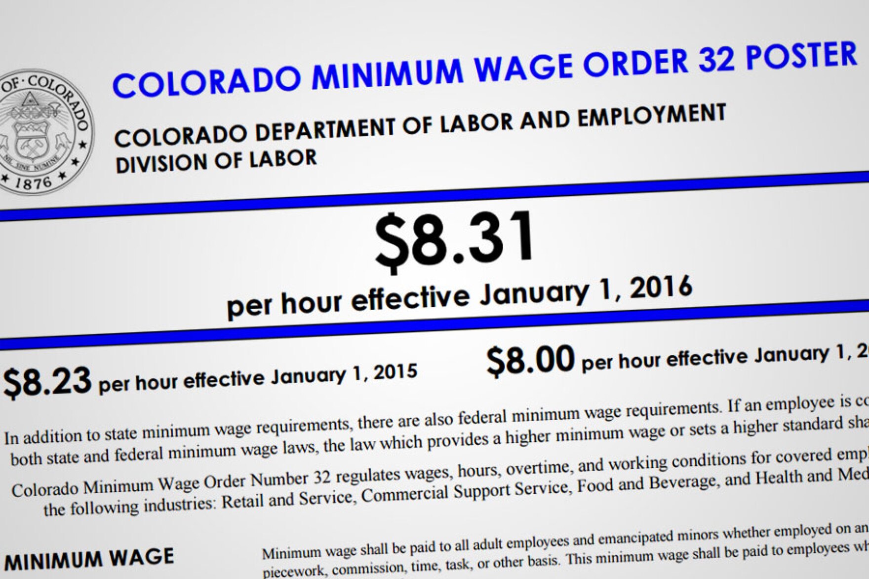 When Looking At The Arguments Around Raising Colorado's Minimum Wage