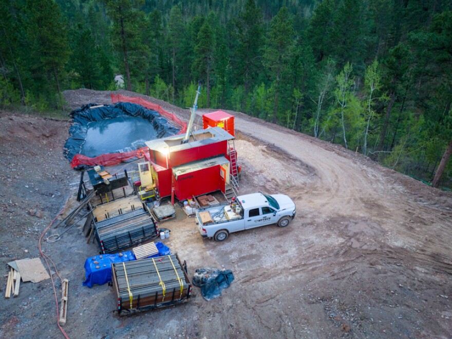 A Dakota Gold drilling site.