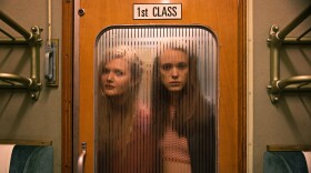 Stacy Martin (right, with Sophie Kennedy Clark) plays the younger version of Charlotte Gainsbourg's sex-addict protagonist in Lars von Trier's <em>Nymphomaniac — </em>a study of sex and intimacy that's calculated, characteristically for this director, to provoke.