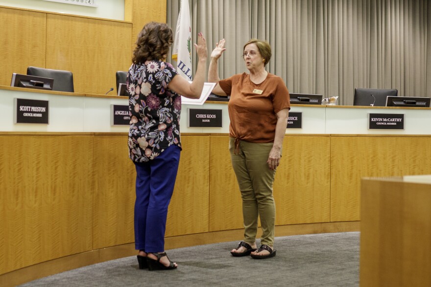 Karyn sworn in