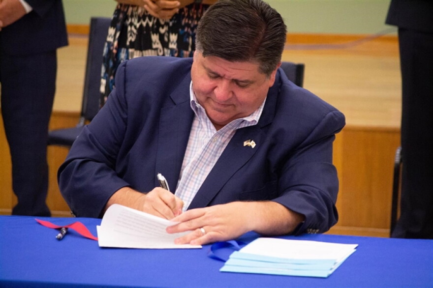  Gov. JB Pritzker, shown here earlier this year, signed a law Friday that ends a requirement in Illinois that doctors notify the parents of a minor seeking an abortion.