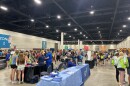 Students explore the information booths to learn about employment opportunities at last year's CareerSpark event at the Peoria Civic Center.