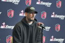 St. Louis City SC captain and goalkeeper Roman Burki addresses the media following end of season training.