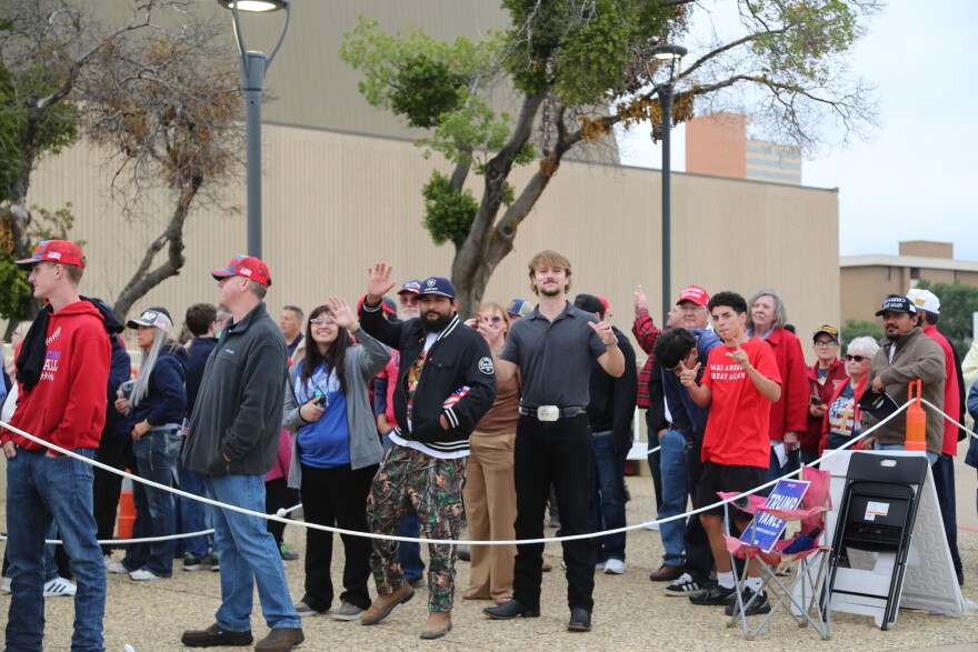 People in Lubbock were not going to give up even the slightest chance to see the first presidential visit in Lubbock since George H. W. Bush campaigned in 1992.