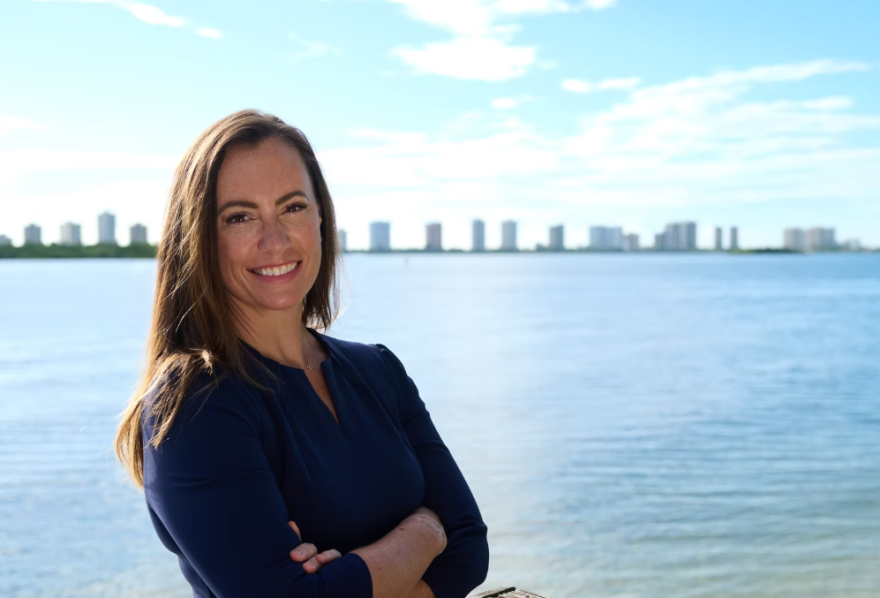 Emily Gregory won a Palm Beach County state House district that includes President Donald Trump's Mar-a-Lago.