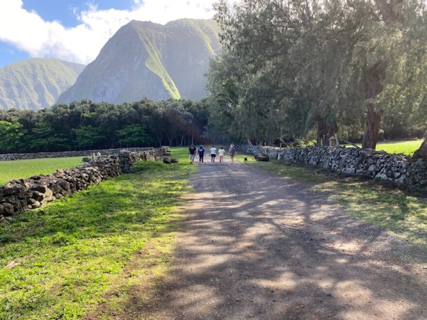 On Jan. 6, a group of Kalaupapa descendants and supporters walked the three miles to Kalawao on the peninsula's eastern side, following in the footsteps of early residents who settled on that side.