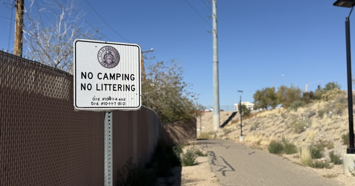 Albuquerque uses “Smart Cities” initiative to drive unhoused population off city property