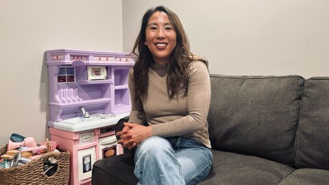 Jamie Potter and her family have welcomed nearly 40 children into their Hancock County home since 2019. Potter is considering not renewing her foster license because she can no longer get a state voucher to help pay for child care.