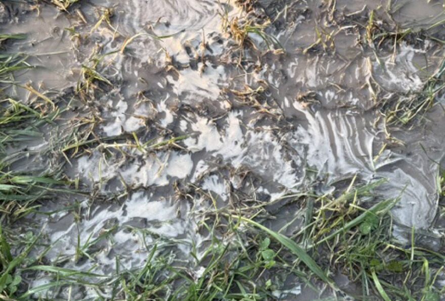 Contaminated soil from the property of Jocely and Daniel McKiernan on 99th Street in Niagara Falls.
