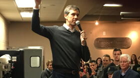 Former Congressman Beto O'Rourke on the campaign trail in Michigan.