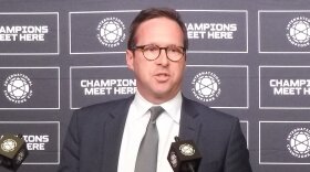 Carolina Panthers President Tom Glick says he's optimistic about the city's chances to get a Major League Soccer team. 