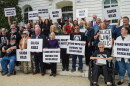 Appalachian policy groups, coal miners and family members rallied in Washington D.C. on Wednesday.