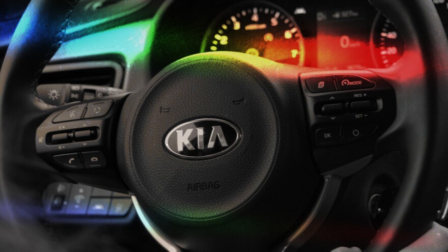Kia steering wheel 