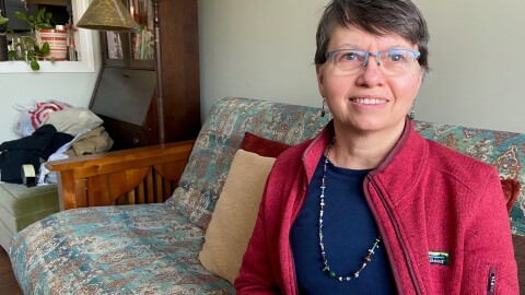 Mary Cowhey of Northampton, Mass., grew up in a family that often did not have enough food. She says the mental and physical effects linger.