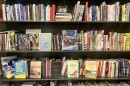 The bookshelves at Vermont Public. Can you spot a book you've read?
