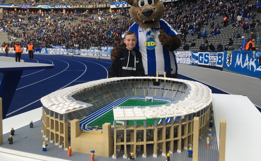 The Olympiastadion, home to the Berlin soccer club Hertha BSC.