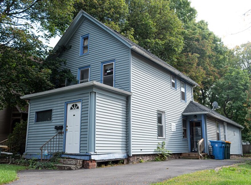 The Evans home at 219 Hamilton Street.
