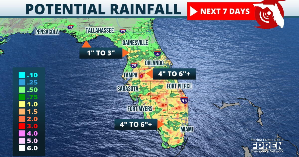 Potential tropical disturbance will bring heavy rain & flash flood ...