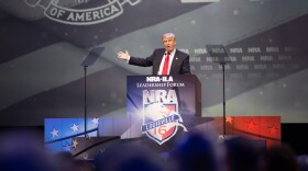 Donald Trump at the NRA annual meeting in Louisville, May 20, 2016.