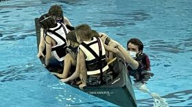 Kids learn water safety with first-hand experience.