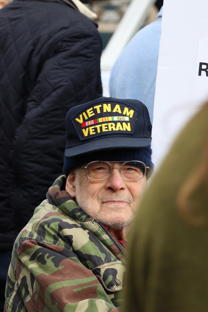 Bart Forebath, an 82-year-old Vietnam veteran.