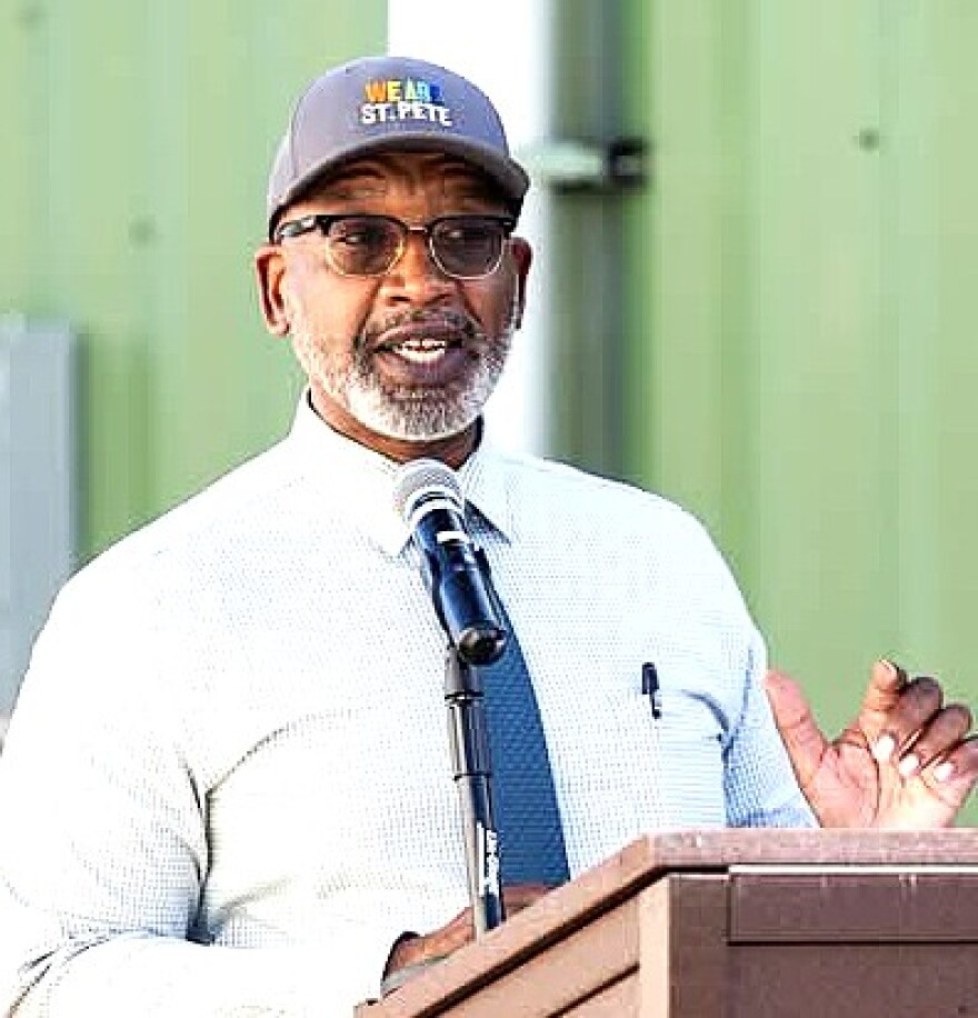 Mayor Ken Welch opened his Primary Election Day with an appearance at the launch of Greencycle, a new food waste composting initiative, in St. Petersburg, on Aug. 18, 2026.