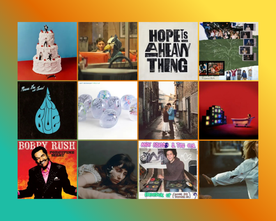 Fresh Tracks Friday album cover collage
