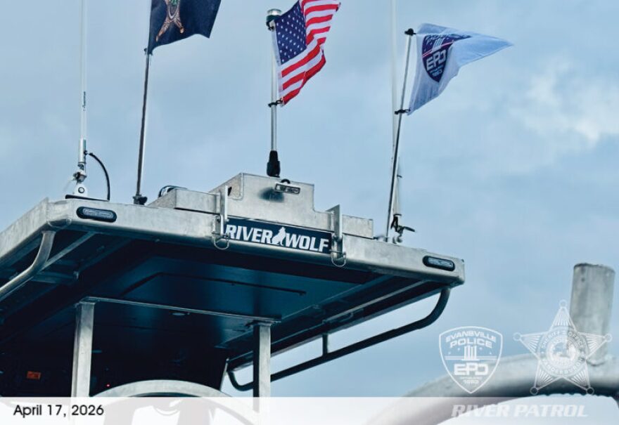 The new boat that will serve as the vessel for the Joint Vanderburgh-Evansville River Patrol, April 17, 2026