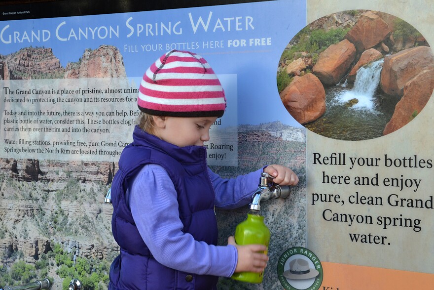 Grand Canyon spring water