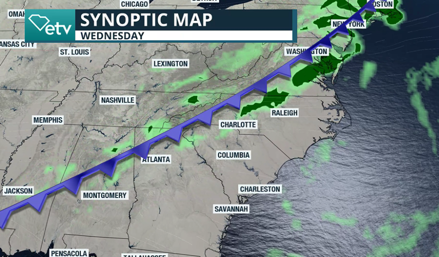 Tracking a fall front