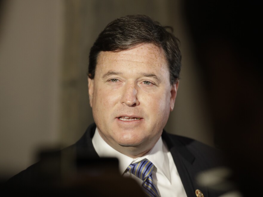 Indiana Attorney General Todd Rokita, pictured here in 2016, is facing a lawsuit from Dr. Caitlin Bernard, an abortion provider seeking to stop him from issuing subpoenas for her patients' records. [Darron Cummings / AP]