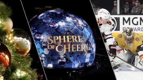 Chirstmas tree recycling, Las Vegas New Years Eve, Vegas Golden Knight youth hockey. 