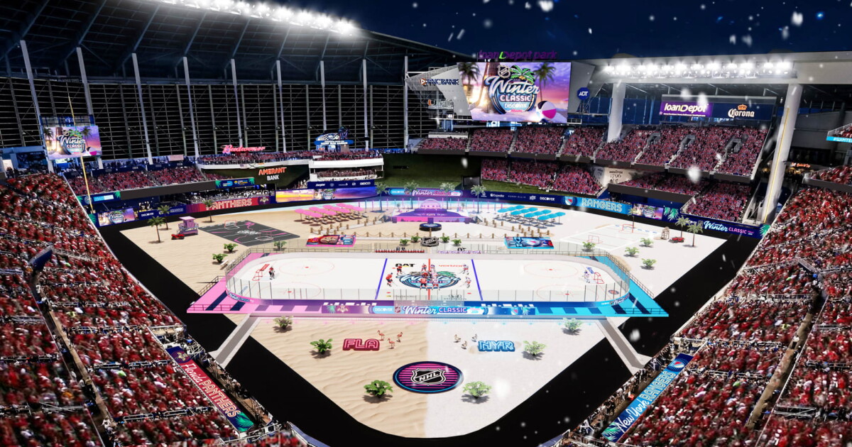 Florida Rinks How do you keep an outdoor ice hockey rink from melting in Miami? | WUSF