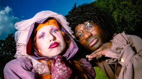 two people posing for a photograph