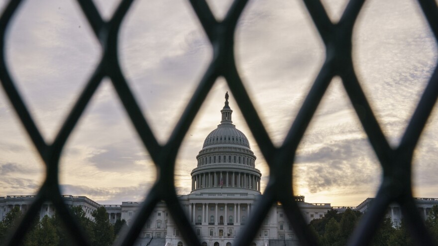 Security fencing has been reinstalled around the U.S. Capitol ahead of a planned Sept. 18 rally by far-right supporters of former President Donald Trump. They are demanding the release of rioters arrested after the Jan. 6 attack.