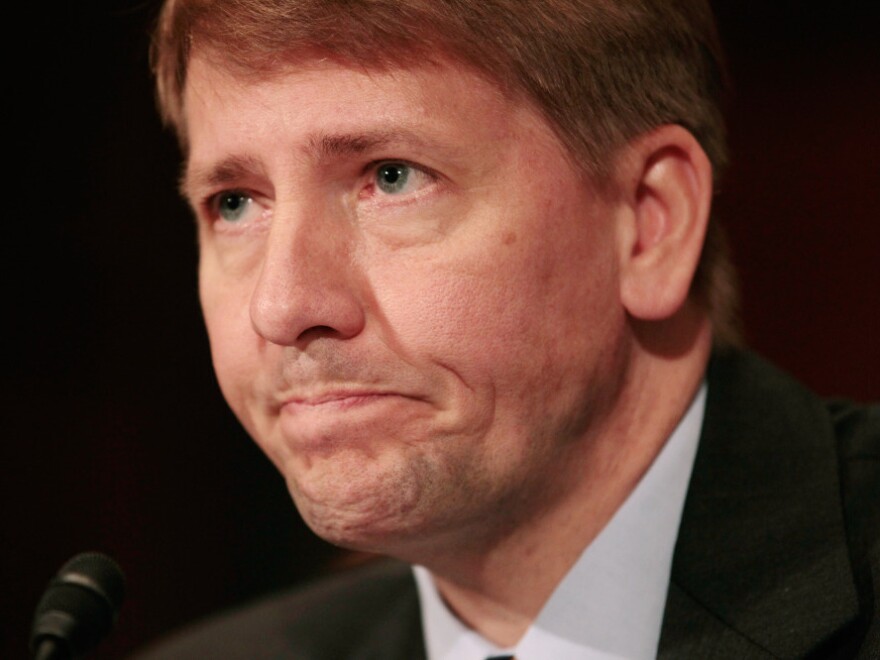 Richard Cordray testifies during his confirmation hearing on Capitol Hill in September. His nomination to head the consumer watchdog agency was blocked by Senate Republicans on Thursday.