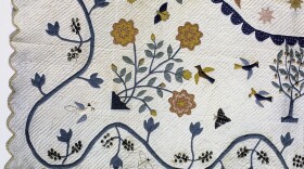 1850 - 1900 Sylvia S. Queen's "Garden of Eden" Quilt